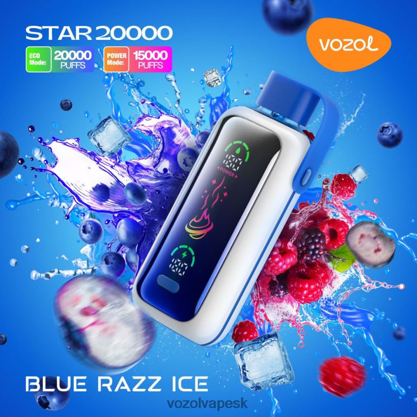 VOZOL Bratislava - VOZOL STAR 20 000 F88H804 modrý razz ľad