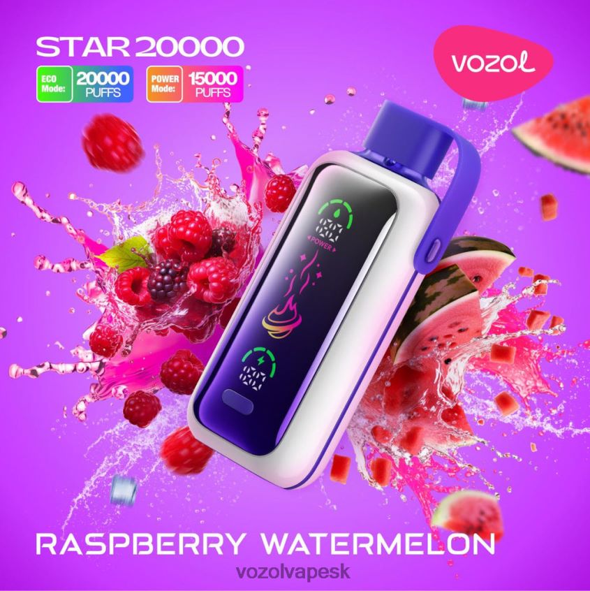 VOZOL Vape Amazon - VOZOL STAR 20 000 F88H8019 malinový vodný melón