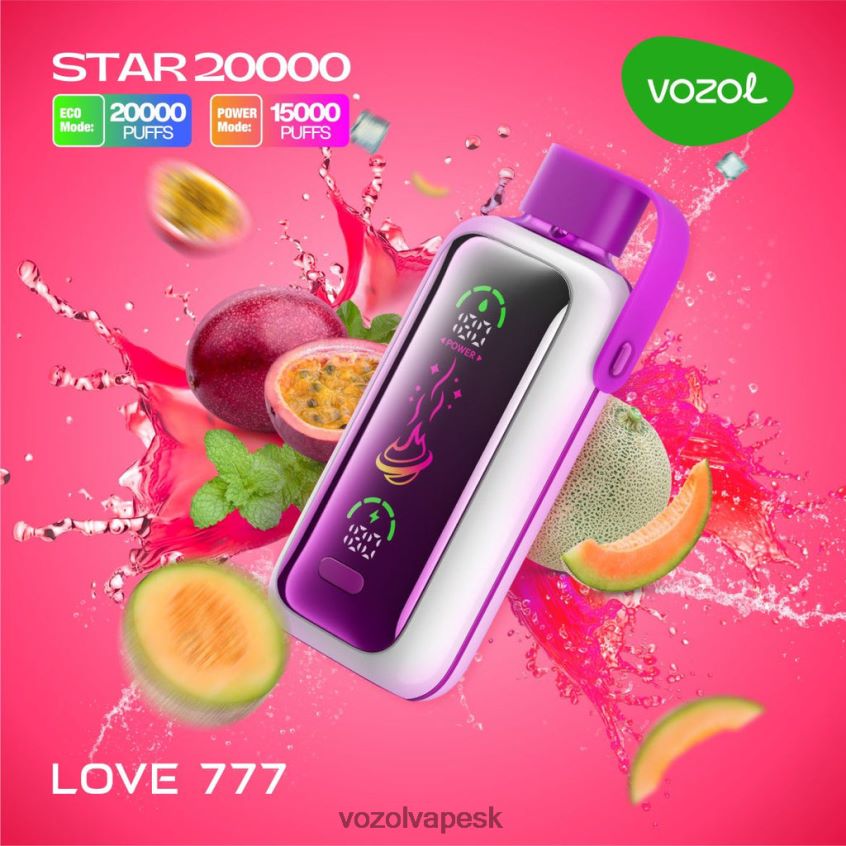 VOZOL Vape - VOZOL STAR 20 000 F88H8012 láska 777