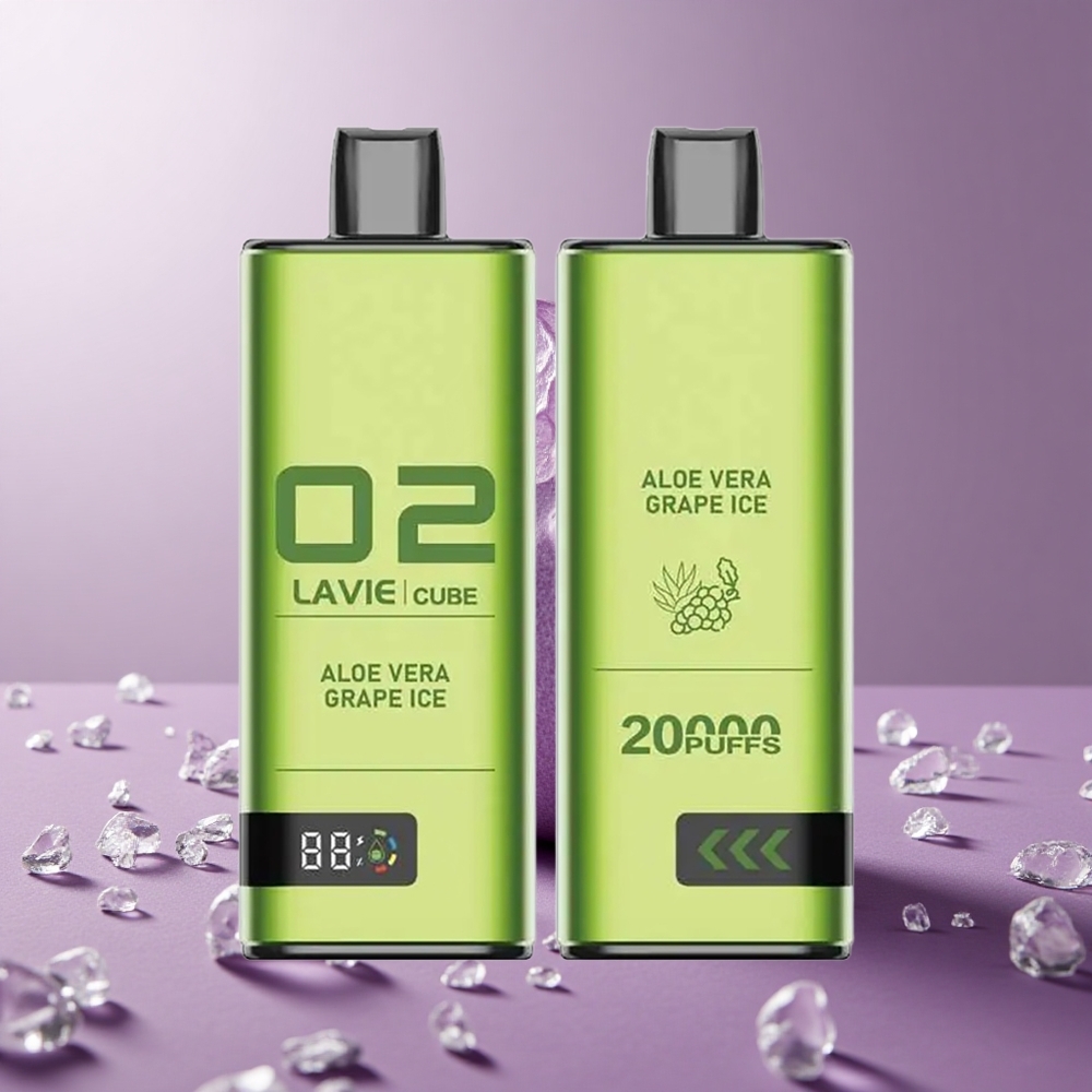 Lavie Cube 20000 Puffs Aloe Vera Hroznový ľad Jednorazové Vape Slovakia vape wholesale