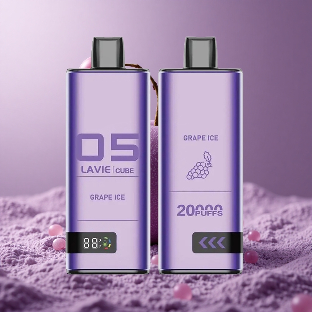 Lavie Cube 20000 Puffs Jednorazové Vape Hroznový ľad 28ML Slovakia vape wholesale
