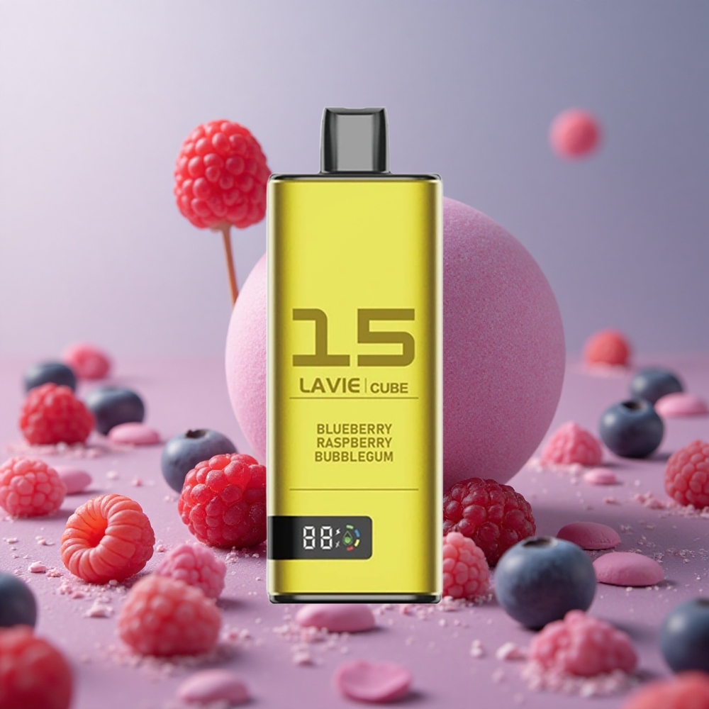 Lavie Cube 20000 Puffs Jednorazové Vape Čučoriedka Malina Bubblegum 28ML Slovakia vape wholesale