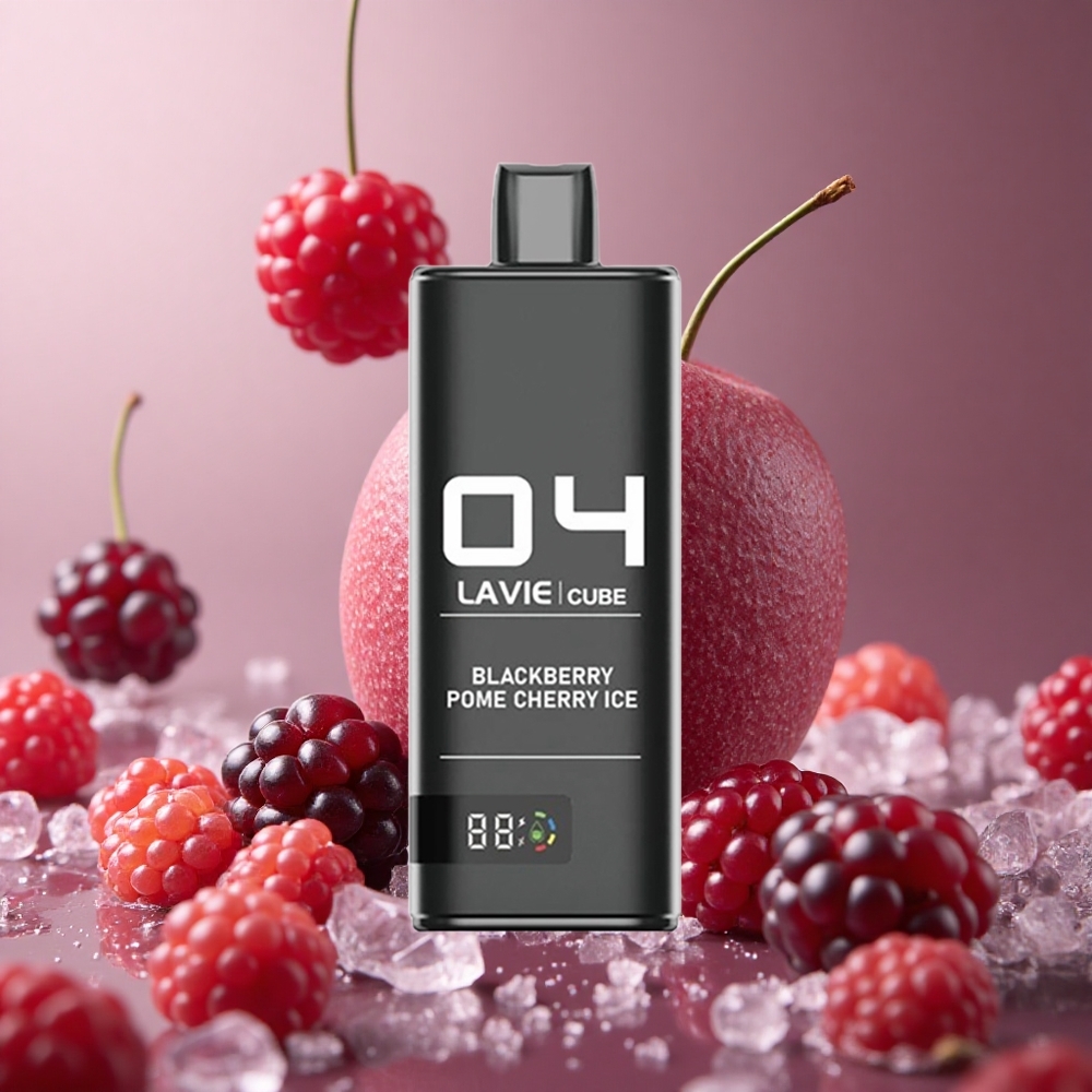 Lavie Cube 20000 Puffs Čučoriedka Jabĺkko Čerešňa Ľad Slovakia vape wholesale