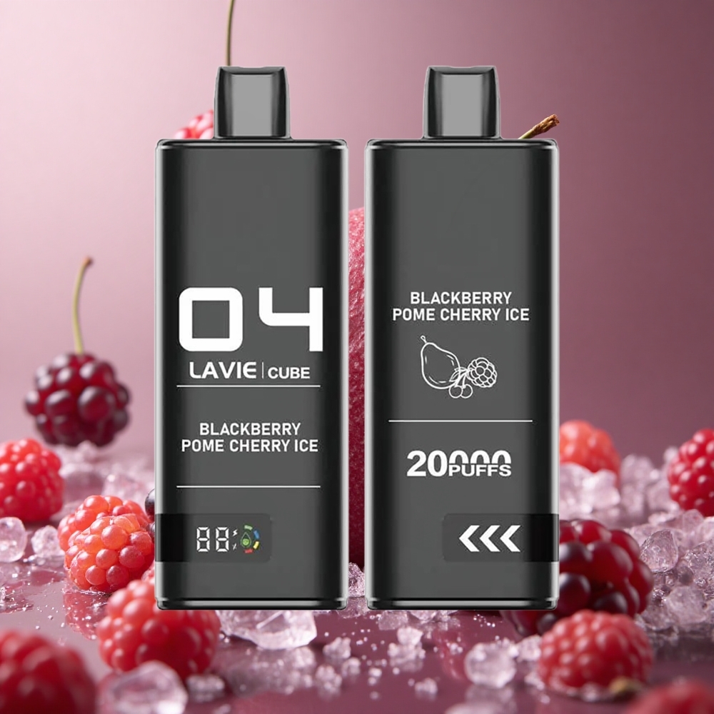 Lavie Cube 20000 Puffs Čučoriedka Jabĺkko Čerešňa Ľad Slovakia vape wholesale