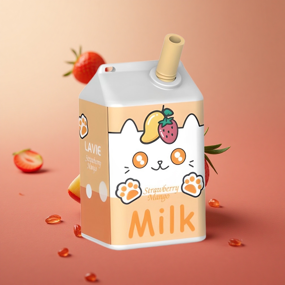 LAVIE Milk 7000 Puffs Jahoda Mango 16ML Slovakia vape wholesale
