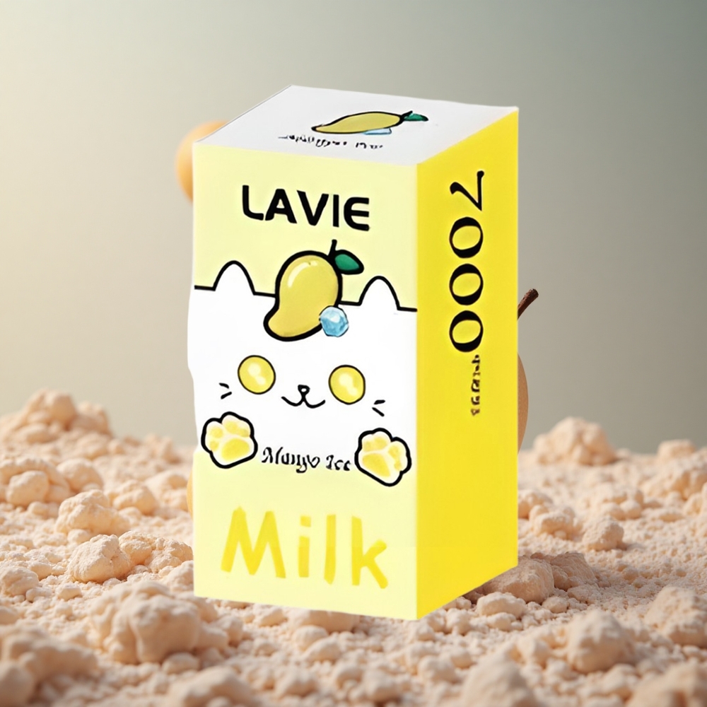 LAVIE Milk 7000 Puffs Mango Ľad 16ML Slovakia vape wholesale