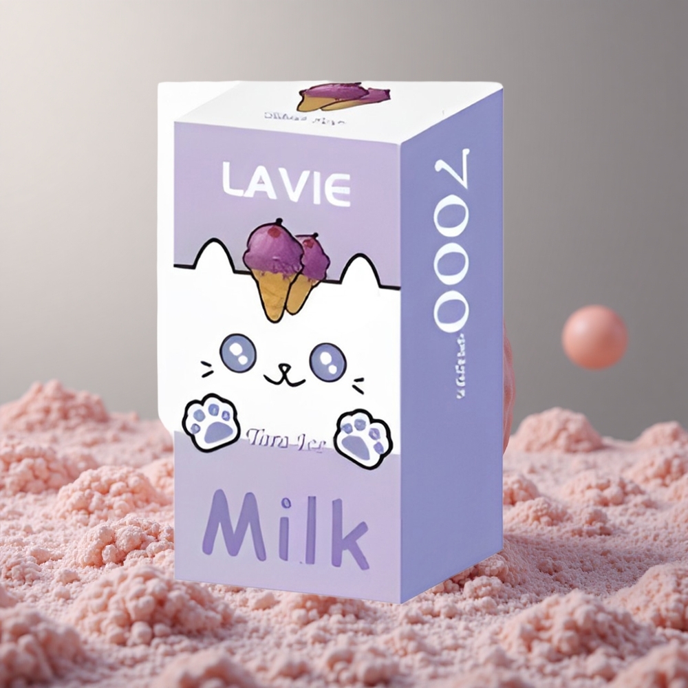 LAVIE Milk 7000 Puffs Taro Ľadová 16ML Slovakia vape wholesale