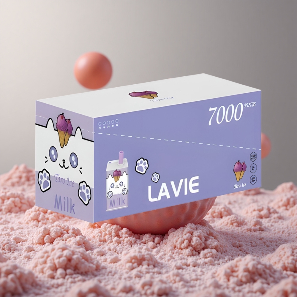 LAVIE Milk 7000 Puffs Taro Ľadová 16ML Slovakia vape wholesale