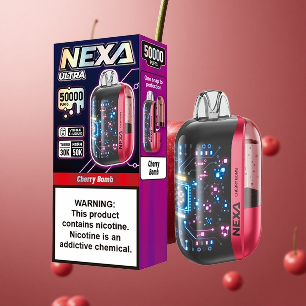 NEXA Ultra 50000 Puffs Čerešňová Bomba 20ml 800mAh Slovakia vape wholesale