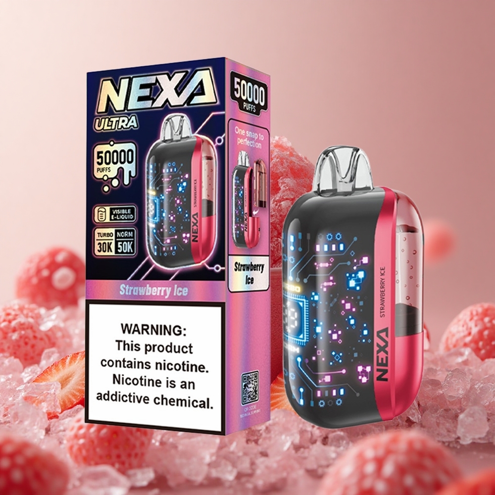 NEXA Ultra 50K 50000 Puffs Jahodový ľad 20ml Slovakia vape wholesale