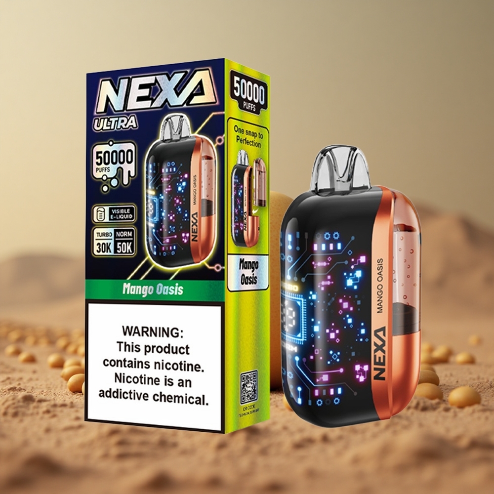 NEXA Ultra 50K 50000 Puffs Jednorazové Vape Mango Oáza 20ml Slovakia vape wholesale
