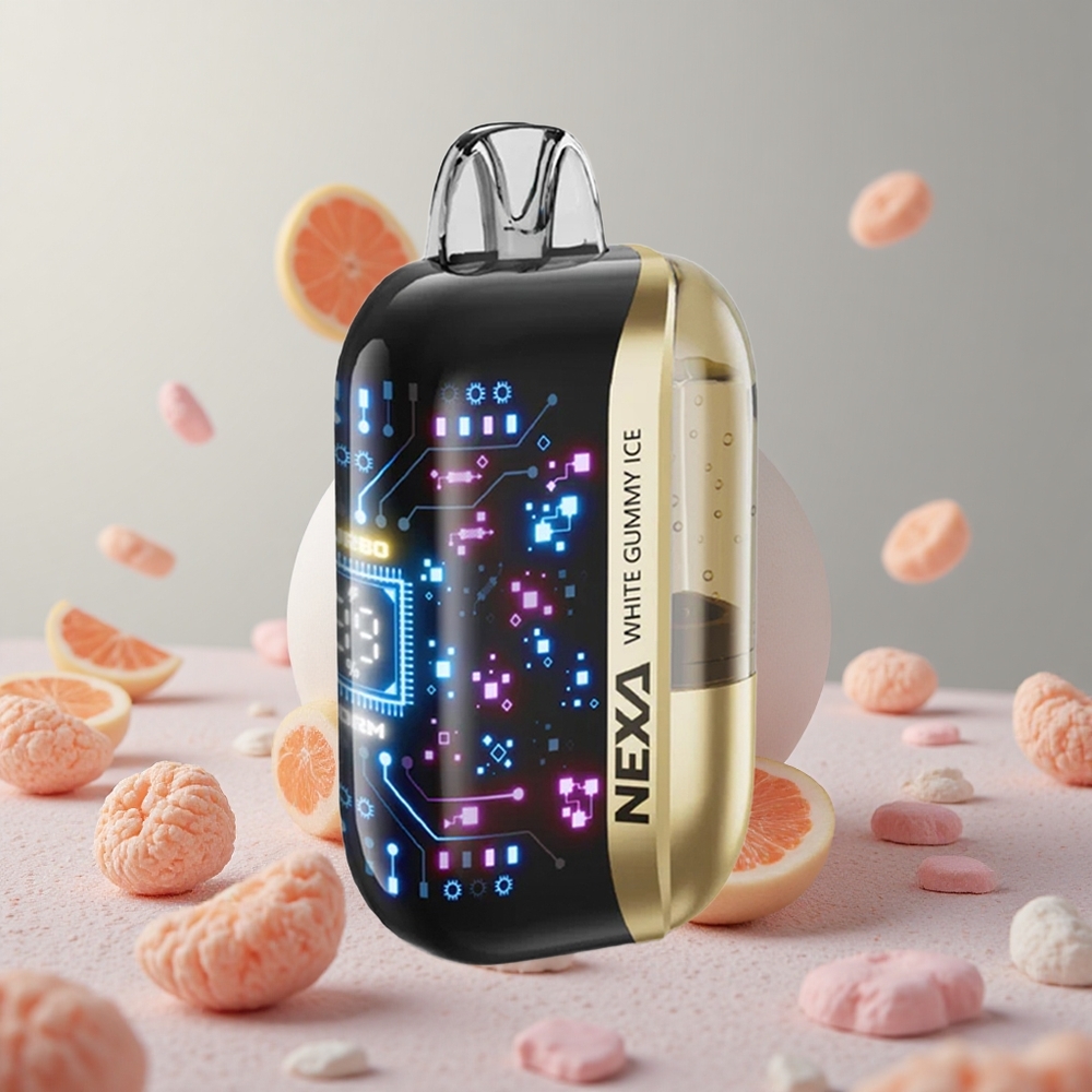 NEXA Ultra 50K Jednorazové Vape Biela Gummická Zmrzlina 20ml 800mAh Slovakia vape wholesale