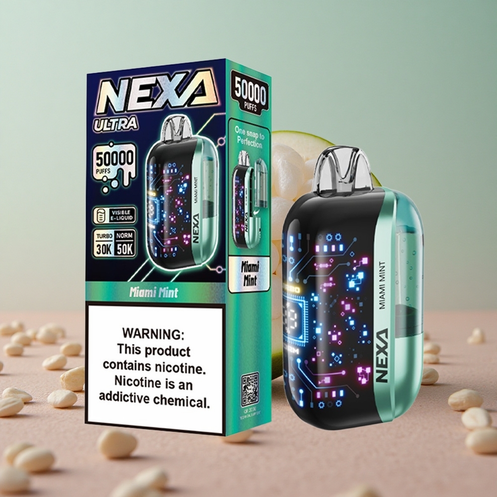 NEXA Ultra 50K Jednorazové Vape Miami Mäta Slovakia vape wholesale