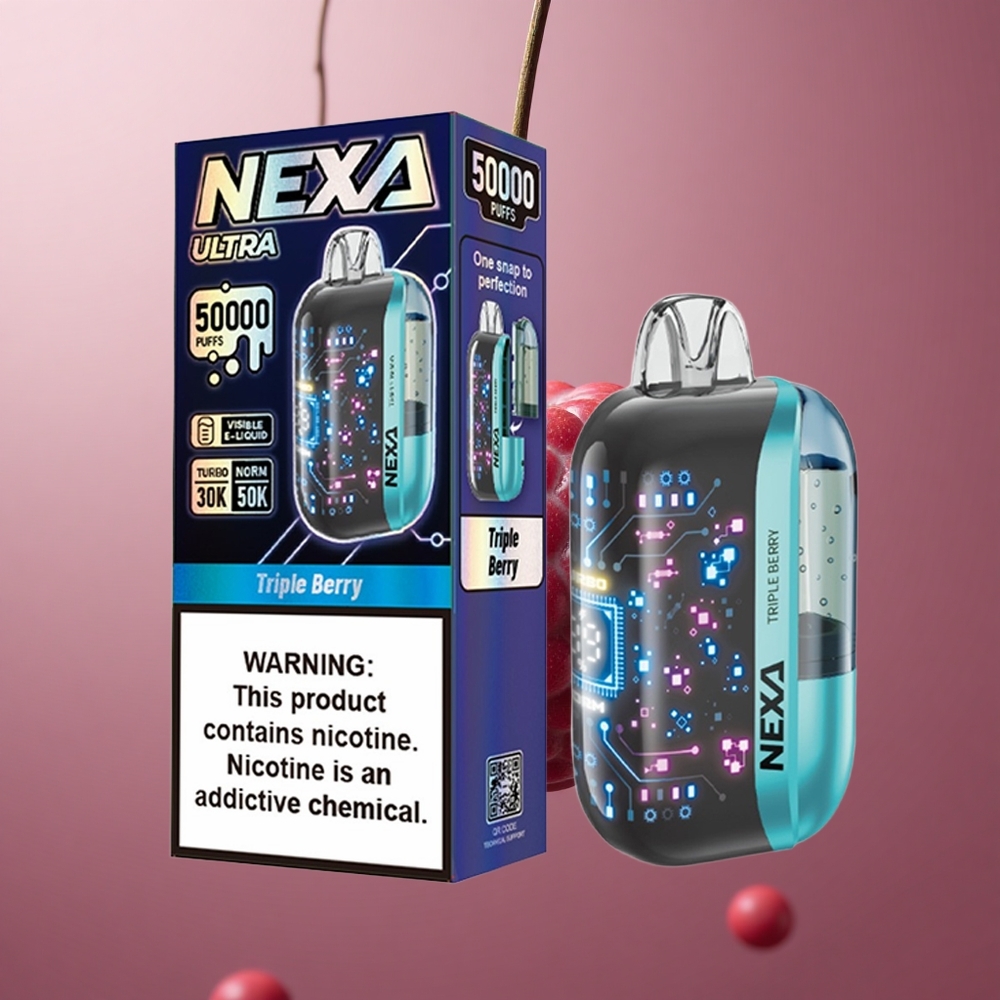 NEXA Ultra 50K Jednorazové Vape Triple Berry (Trojité Bobule) 20ml Slovakia vape wholesale