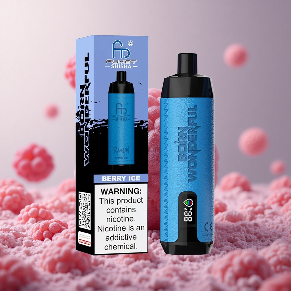 RandM Fumot Shisha 10000 Puffs Bobuľový Ľad 18ml Slovakia vape wholesale