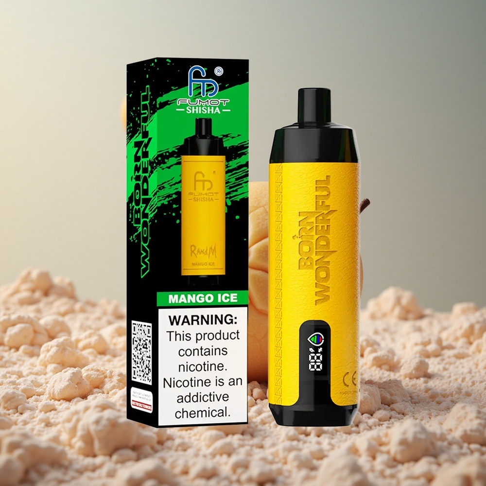RandM Fumot Shisha 10000 Puffs Mango Ľad 18ml Slovakia vape wholesale