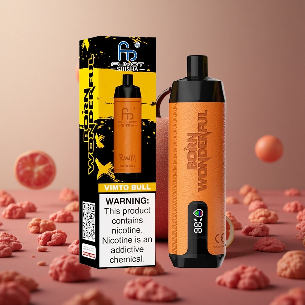 RandM Fumot Shisha 10000 Puffs Vimto Býčí 18ml Slovakia vape wholesale