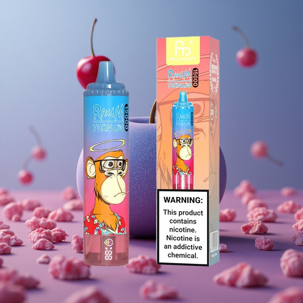 RandM Fumot Tornado 15000 Puffs Blueberry Čerešňa Slovakia vape wholesale