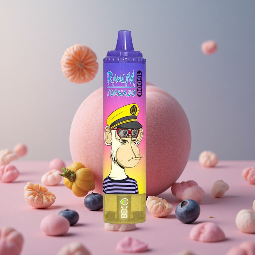 RandM Fumot Tornado 15000 Puffs Broskyňa Čučoriedka Slovakia vape wholesale