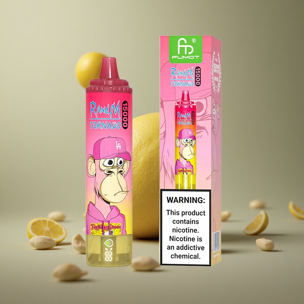 RandM Fumot Tornado 15000 Puffs Citrón 25ml Slovakia vape wholesale