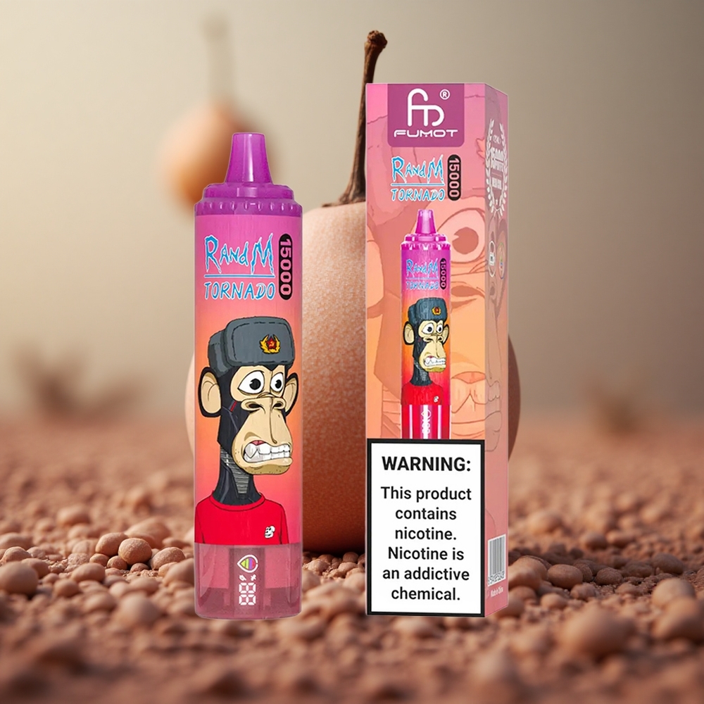 RandM Fumot Tornado 15000 Puffs Dragon Fruit (Dračie Ovocie) LCD Slovakia vape wholesale
