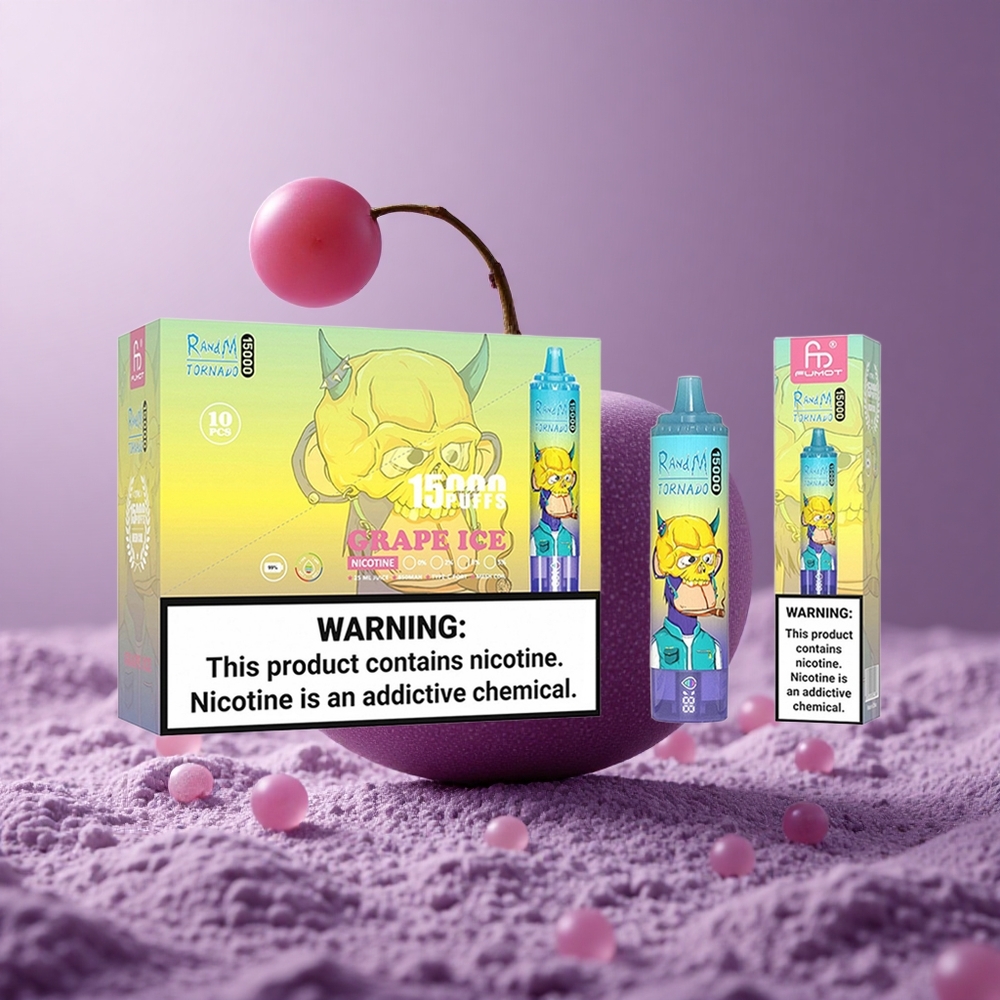 RandM Fumot Tornado 15000 Puffs Hroznový ľad 25ml Slovakia vape wholesale