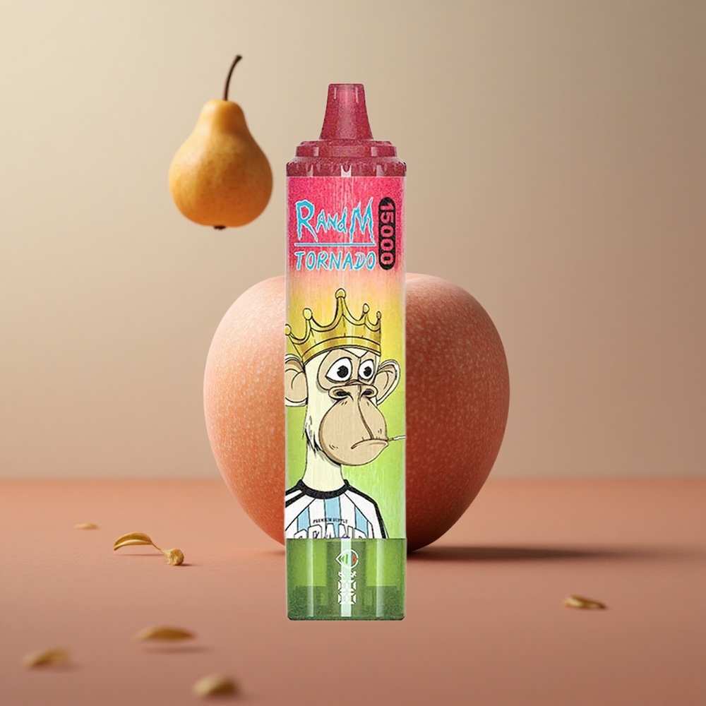 RandM Fumot Tornado 15000 Puffs Jablko Broskyňa Hruška 25ml Slovakia vape wholesale