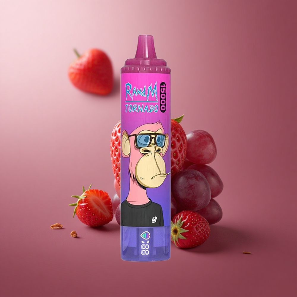 RandM Fumot Tornado 15000 Puffs Jahoda Hrozno 25ml LCD Slovakia vape wholesale