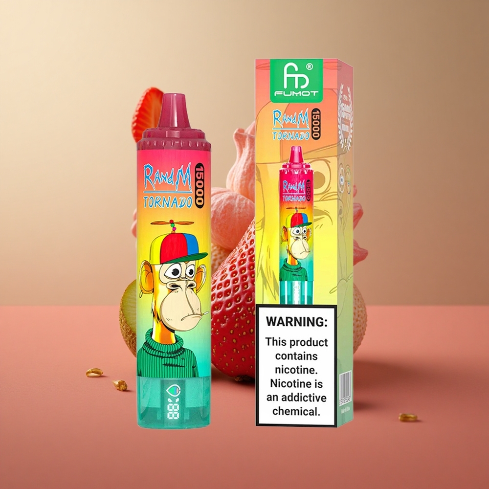 RandM Fumot Tornado 15000 Puffs Jahoda-Kívi 25ml Slovakia vape wholesale