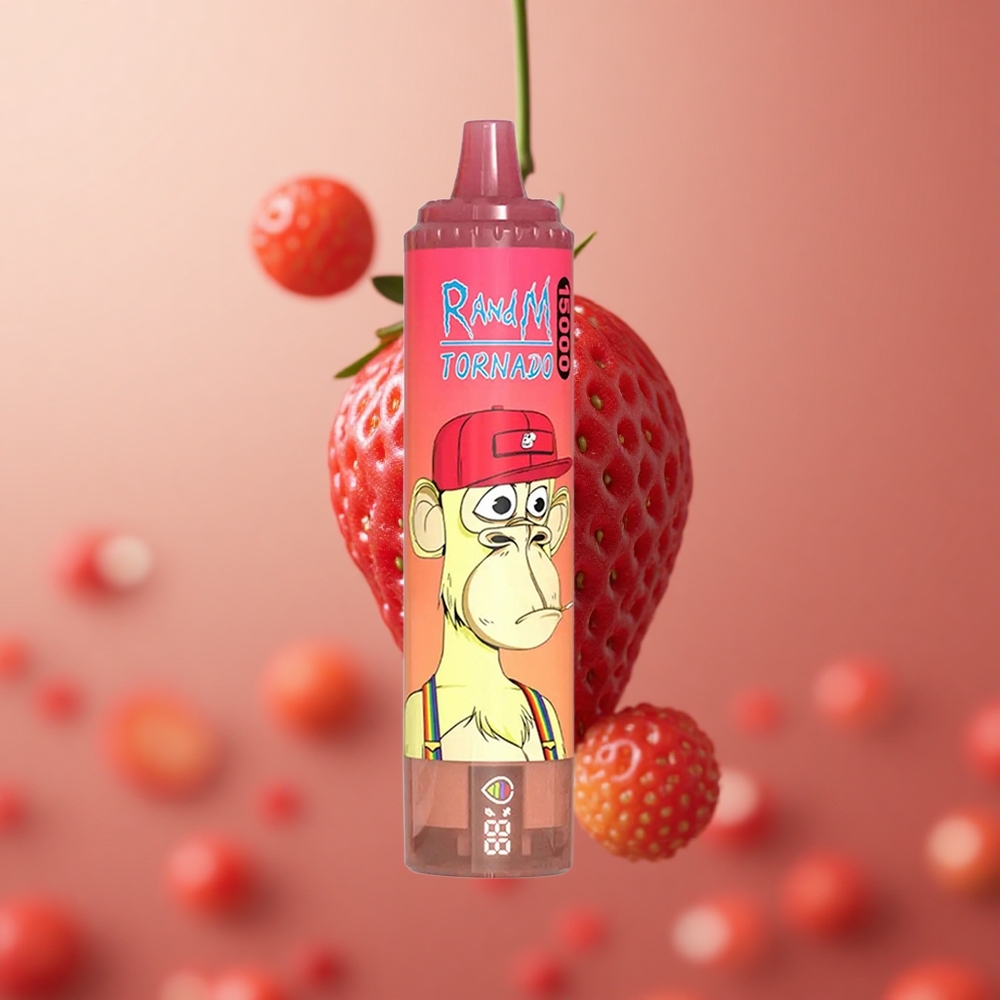 RandM Fumot Tornado 15000 Puffs Jahoda Red Bull 25ml Slovakia vape wholesale