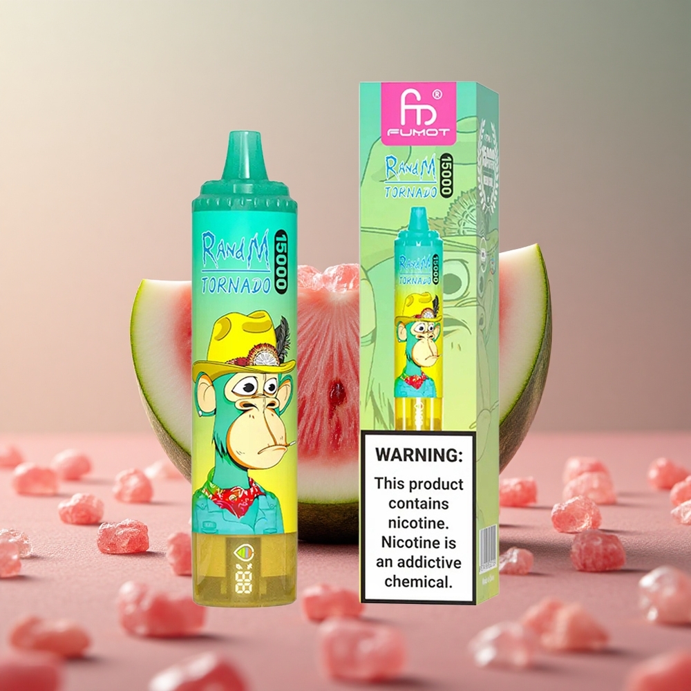 RandM Fumot Tornado 15000 Puffs Vodný melón Ľad Slovakia vape wholesale