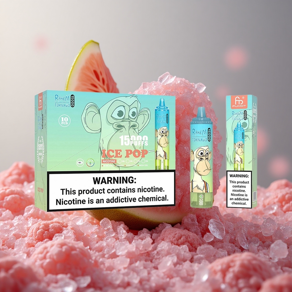 RandM Fumot Tornado 15000 Puffs Ľadový Cukrík 25ml Slovakia vape wholesale
