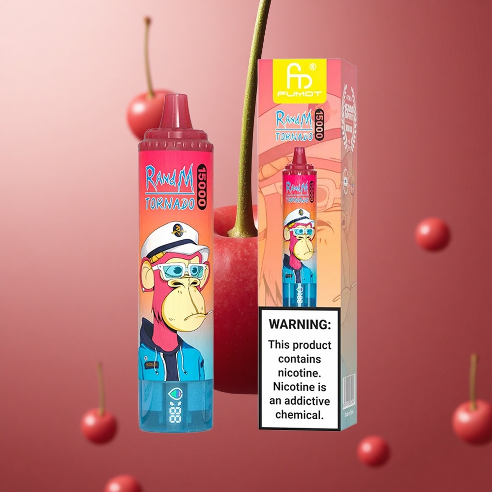 RandM Fumot Tornado 15000 Puffs Čerešňa 25ml Slovakia vape wholesale