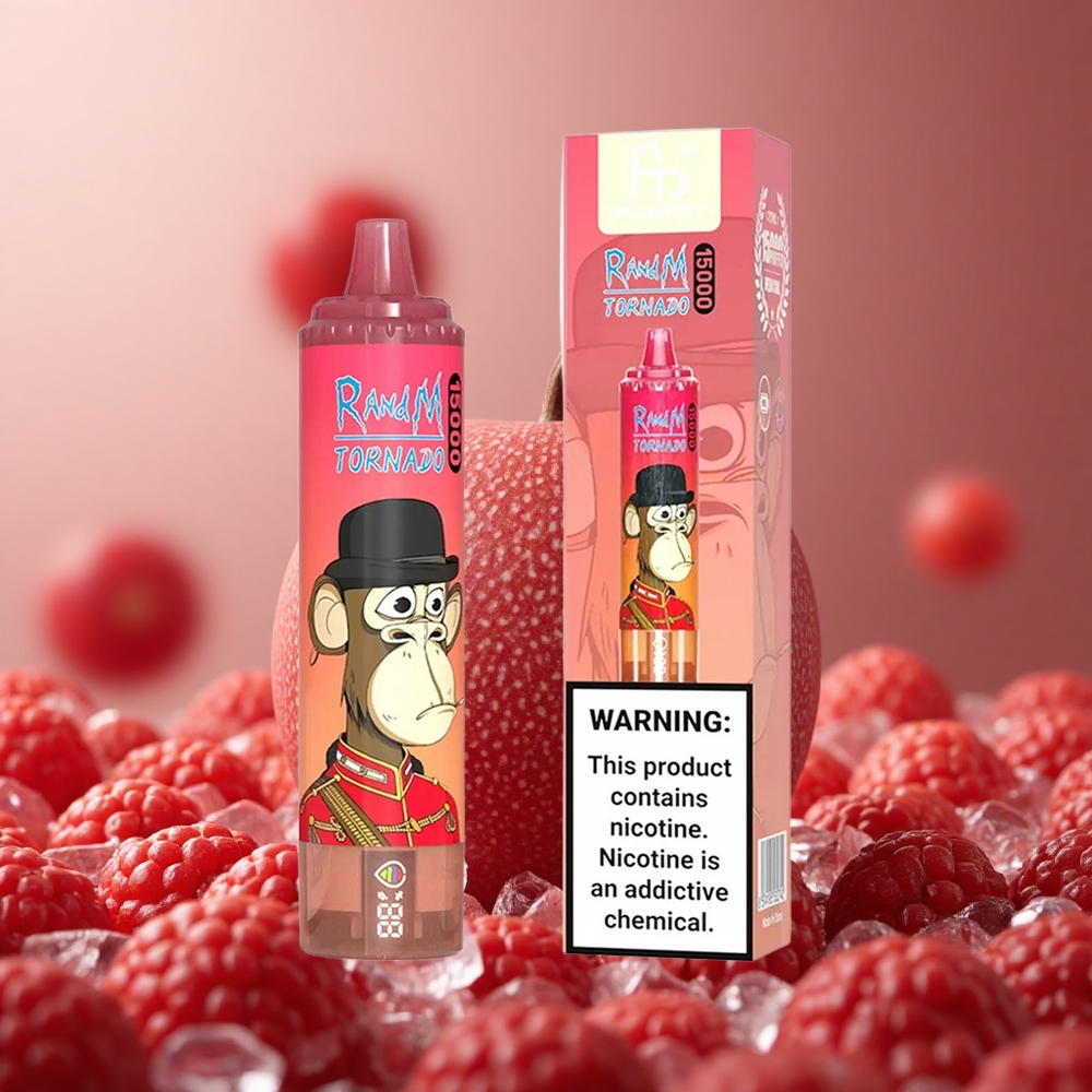 RandM Fumot Tornado 15000 Puffs Červená Energia Ice 25ml LCD Slovakia vape wholesale