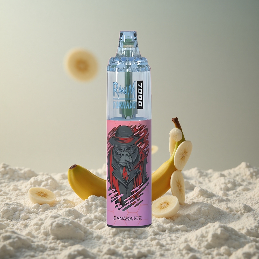 RandM Fumot Tornado 7000 Puffs Banánová ľadová 14ML Slovakia vape wholesale