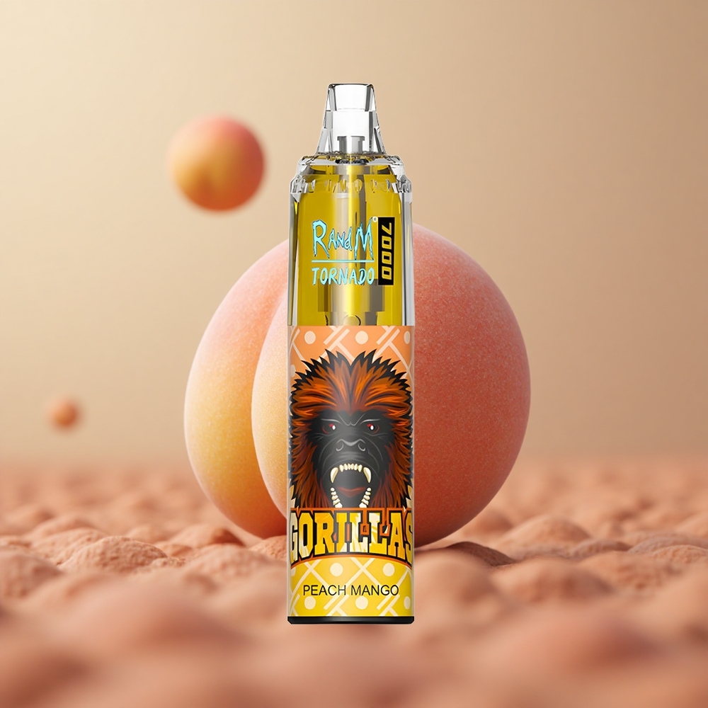 RandM Fumot Tornado 7000 Puffs Broskyňa Mango 14ML Slovakia vape wholesale