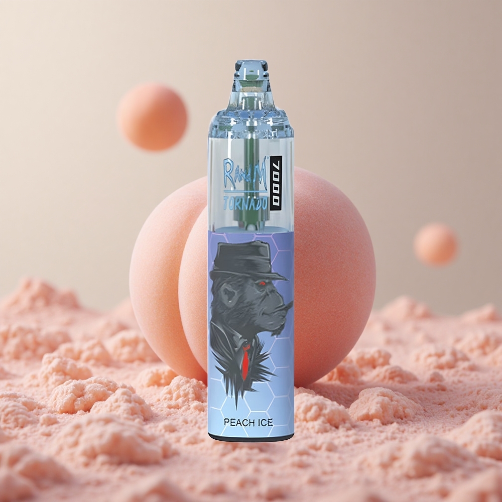 RandM Fumot Tornado 7000 Puffs Broskyňa Ľad 14ML Slovakia vape wholesale