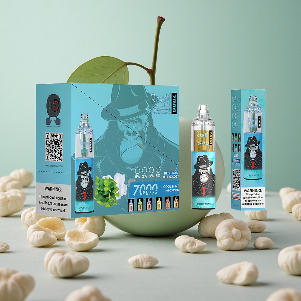 RandM Fumot Tornado 7000 Puffs Chladivá Mäta 14ML Slovakia vape wholesale