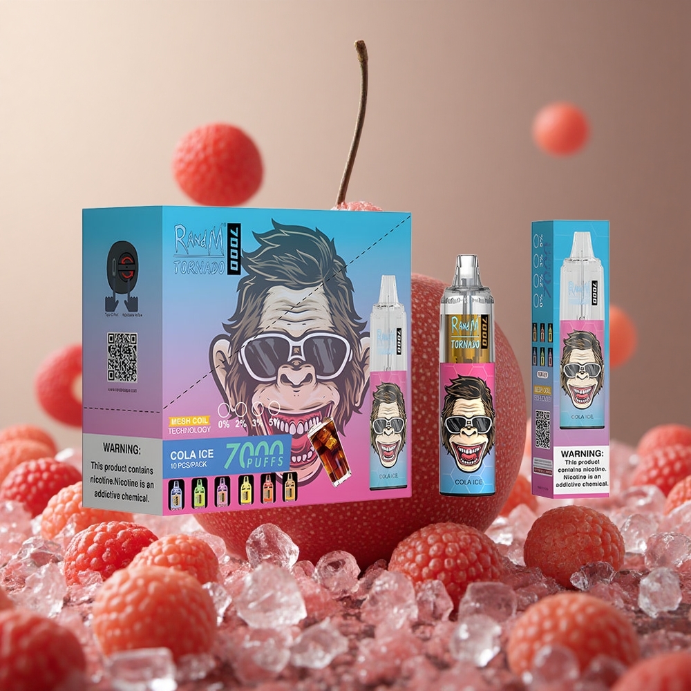 RandM Fumot Tornado 7000 Puffs Cola Ľadová 14ML Mesh Slovakia vape wholesale
