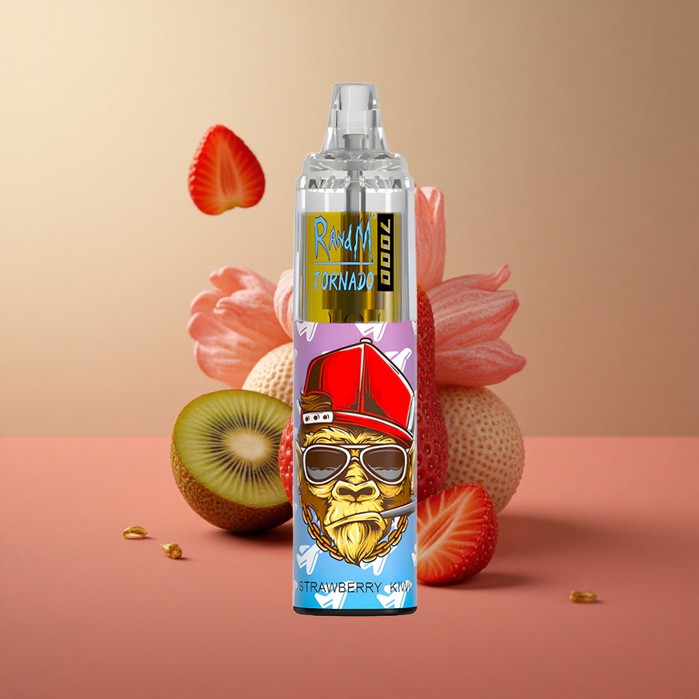 RandM Fumot Tornado 7000 Puffs Jahoda-Kívi 14ML Slovakia vape wholesale