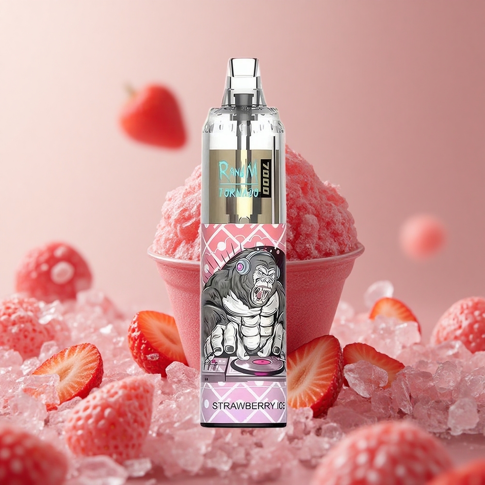 RandM Fumot Tornado 7000 Puffs Jahodový ľad 14ML Slovakia vape wholesale