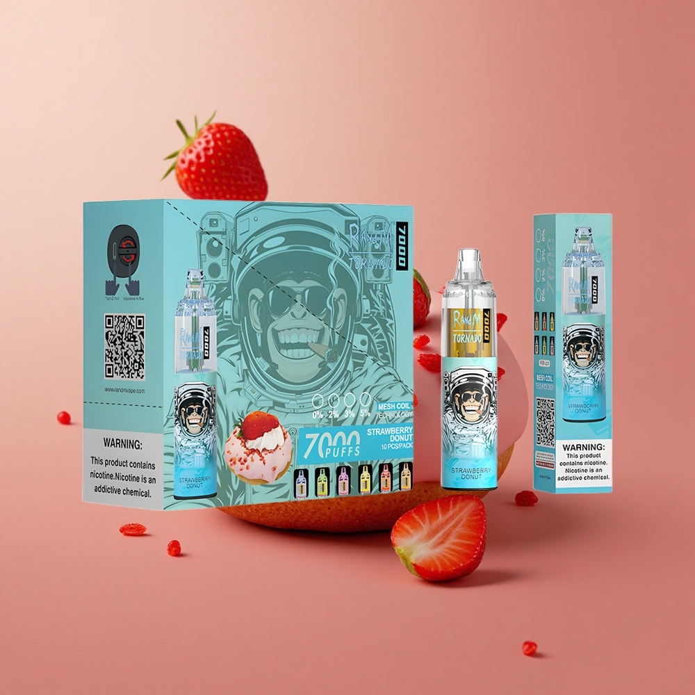 RandM Fumot Tornado 7000 Puffs Jahodová Štrúdľa 14ML Slovakia vape wholesale