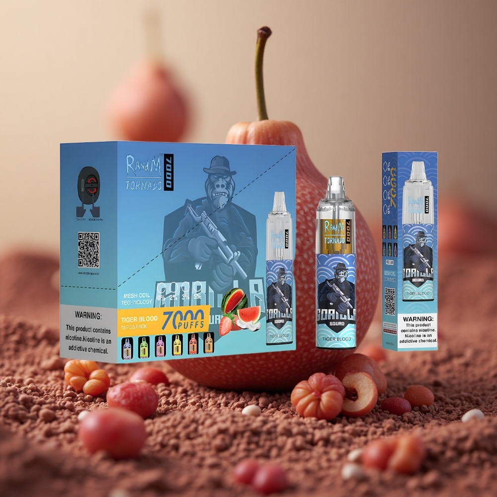 RandM Fumot Tornado 7000 Puffs Tiger Krv Jednorazové Vape 14ML Slovakia vape wholesale