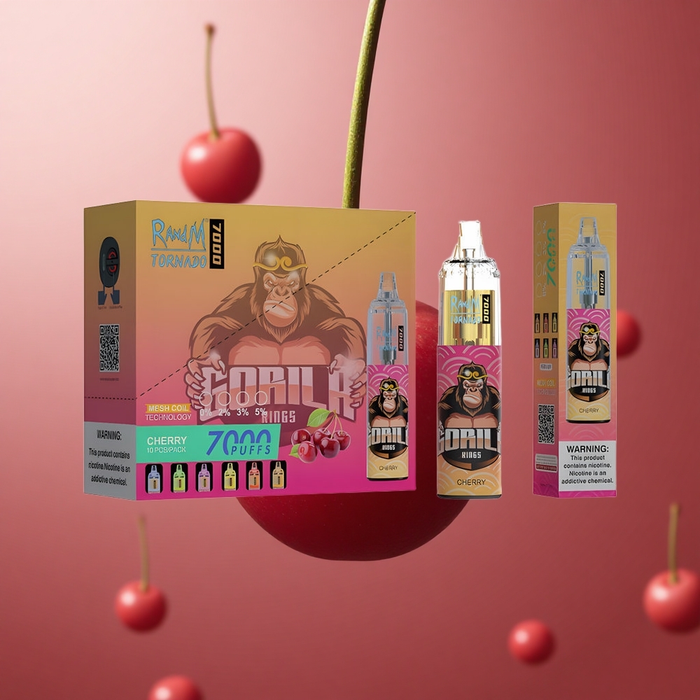 RandM Fumot Tornado 7000 Puffs Čerešňa 14ML Slovakia vape wholesale
