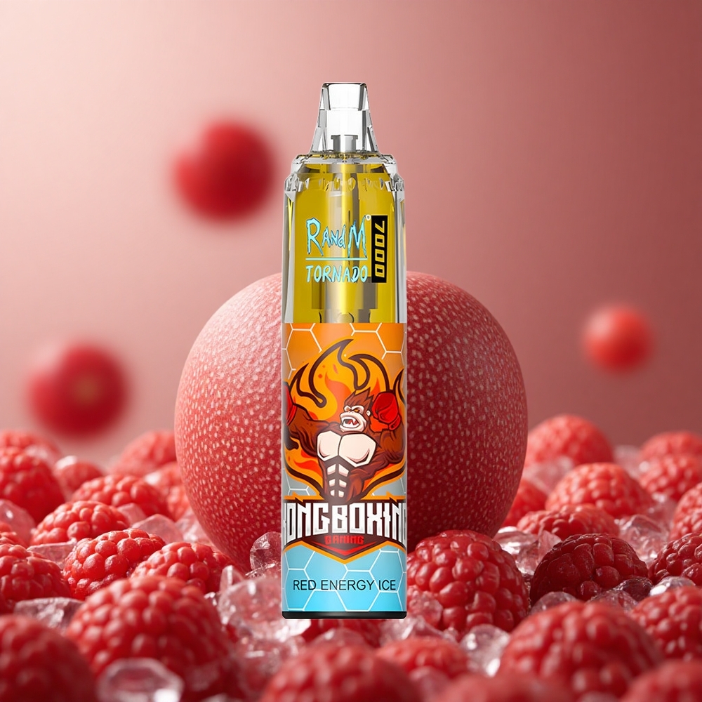 RandM Fumot Tornado 7000 Puffs Červená Energia Ľadová 14ML Slovakia vape wholesale