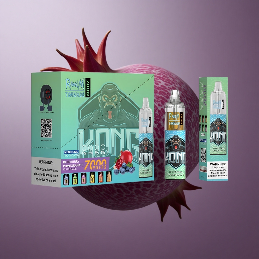 RandM Fumot Tornado 7000 Puffs Čučoriedka Granátové jablko 14ML Slovakia vape wholesale