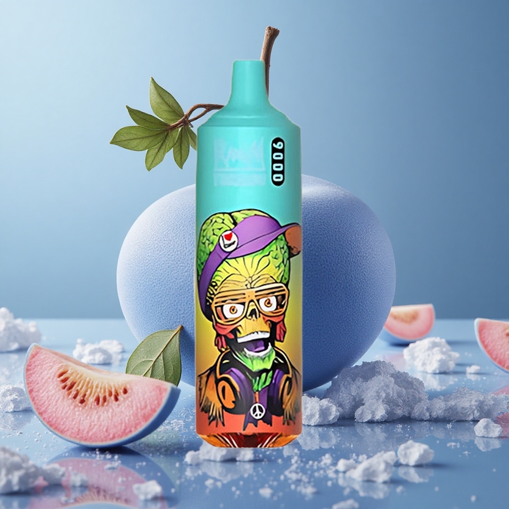 RandM Tornado 9000 Puffs 18 mL Modrá Ledová Slovakia vape wholesale