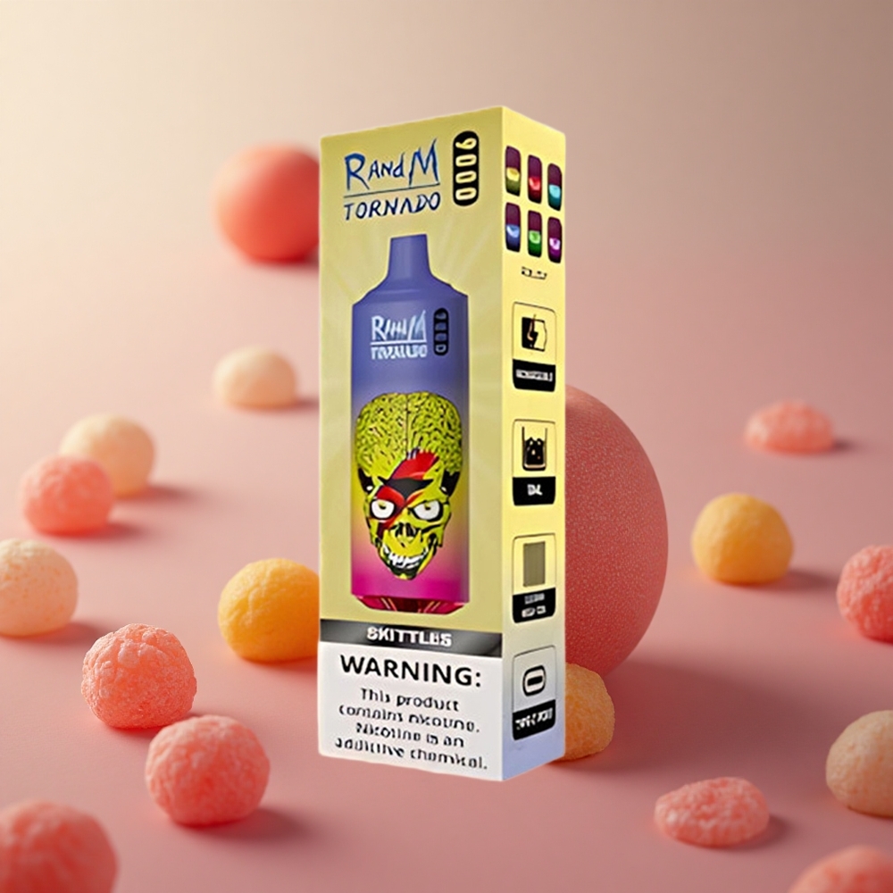 RandM Tornado 9000 Puffs 54 Príchutí Mesh Coil Slovakia vape wholesale
