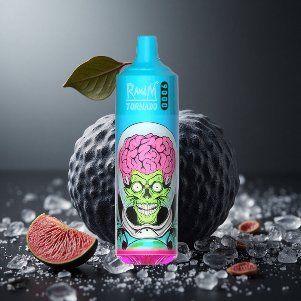 RandM Tornado 9000 Puffs Black Dragon Ice (54 Príchutí, 18 mL) Slovakia vape wholesale
