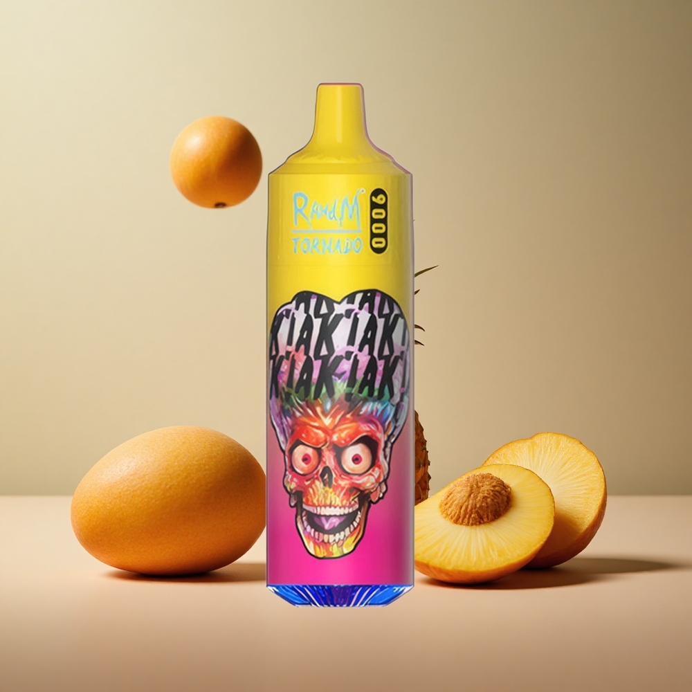 RandM Tornado 9000 Puffs Broskyňa Mangová Ananás 18 mL Slovakia vape wholesale